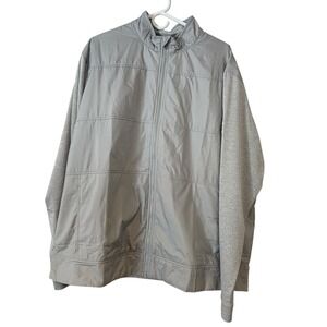 Cutter & Buck (NBC Sports), Men XXL Gray DryTec Zip Up Jacket Golf New